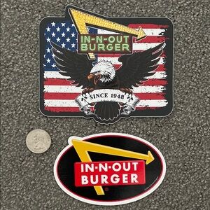 In-N-Out Burger Sticker Set